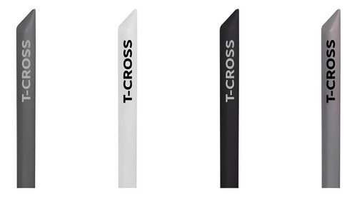 Jogo Friso Lateral Pintado Vw T-cross Todos Tcross