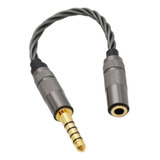 Cable Adaptador Para Auriculares, Macho Equilibrado De Gris