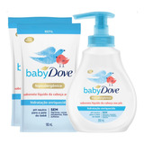 Kit Sabonete Líq. Baby Dove Hidratação Enriquecida + Refil