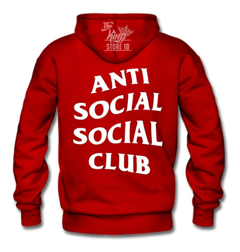 Poleron Estampado Anti Social Social Club, The King Store 10