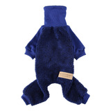 Rocker Velvet High Neck Plush Pet Clothes