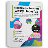 Papel Opalina Texturada Doble Cara 50 Hojas 230gr Glossy