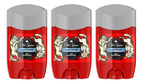 Old Spice X3 Wolfthorn Barra Antitranspirante Desodorante
