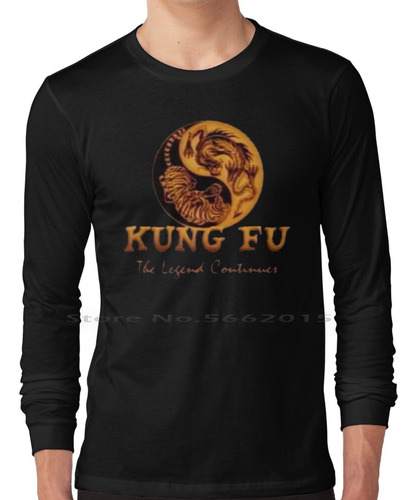 Camiseta Kung Fu The Legend Continues, De Algodón, Kung-fu