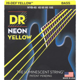 Cuerdas De Bajo Dr Hi-def Neon (nyb-45)