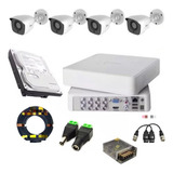 Kit  4 Câmera  Dvr 8 Canais Hilook Full Hd 1080p ,completo..