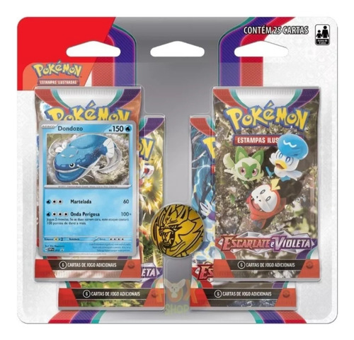 Blister Quadruplo Escarlate E Violeta Pokémon Lacradoarcaine