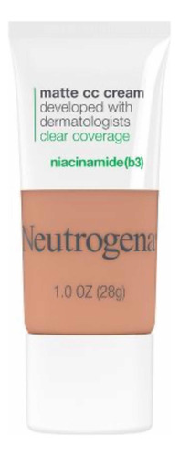 Neutrogena Matte Cc Cream Clear Coverage Maquillaje En Crema