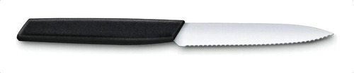 Cuchillo De Cocina De Mesa Victorinox 6.9003 Negro Filo Dentado 10cm