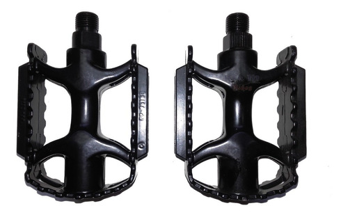 Pedales Fp Aluminio Negro Para Bicicleta Fixed-spining-mtb