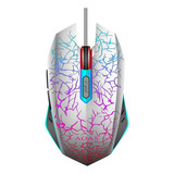 Mouse Gamer Usb 1,8m Led Rgb 6 Botões 3200dpi Aoas