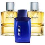 2 Perfume Dorsay + 1 Winner Sport Esika - mL a $563