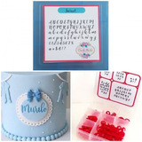 Kit Box Marcador De Acrilico Letras 67 Peças Sweet