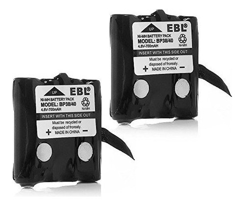 Baterias De Radio De Dos Vias Ebl Bp-38 4.8v 700mah Bateria