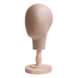 Cabeza De Maniquí Modelo Sombrero Soporte De Base De Madera