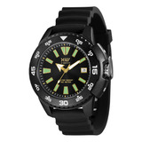 Relógio Masculino Preto Silicone X-watch Com Data Original
