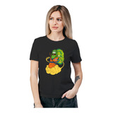 Polera Mujer Rick And Morty Goku Algodón Orgánico Wiwi