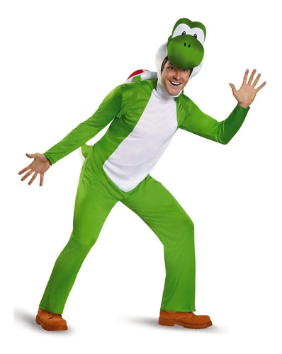 Disfraz De Yoshi Super Mario Bros Nintendo 90s 90's 80s 80's Para Adultos Hombres Mujer Damas Envio Gratis