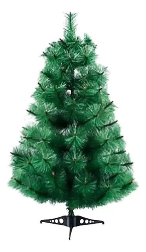 Árvore De Natal Pinheiro 35 Galhos Verde Luxo Pequena 60cm