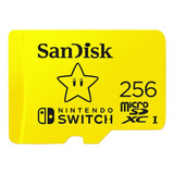 Memoria Original Micro Sd Sandisk 256 Gb Nintendo Switch