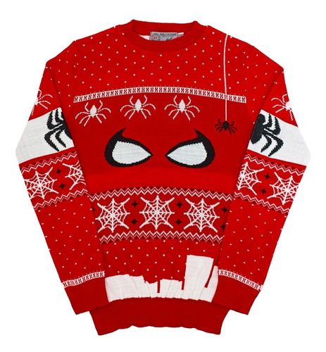 Suéter Navideño Unitalla Sweaters Unisex Spider Man