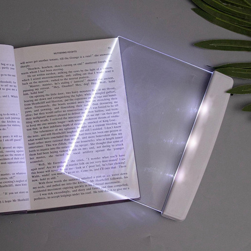 Luz Nocturna Led De Placa Plana For Leer Libros