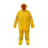 Impermeable Amarillo 2 Pzas Con Reflejante