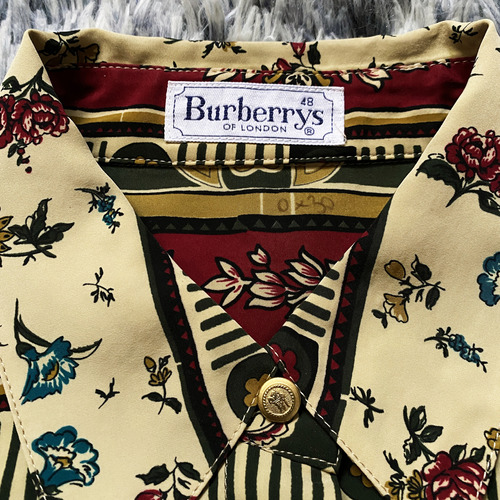 Camisa Burberrys Vintage Rara 