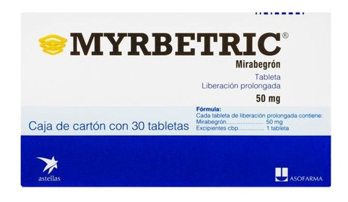 Myrbetric 30 Tabletas 50mg