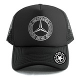 Gorras Trucker Mercedes Benz Logo Clasico Remeras Canibal