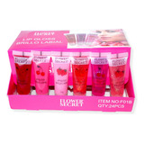 Pack 24 Brillos Labiales (lips Gloss) Acabado Brillante Color Rosa