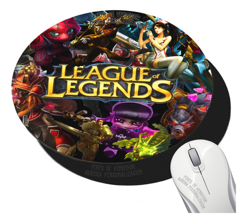 Pad Mouse League Of Legends Lol Sublimado Gamer