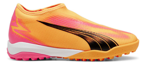 Botines Puma Ultra Match Tt + Mid Jr Niños Fútbol Naranja