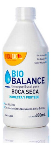 Enjuage Bucal Bio Balance Bucal Tac Boca Seca Humecta 480 Ml