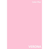 Papel Color Plus Rosa Bebê Verona 180g A4-50 Folhas