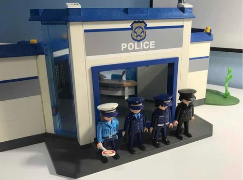 Estación Policía Playmobil Usada