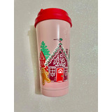 Starbucks Termo Vaso Rosa Jengibre Acero Navidad 2022