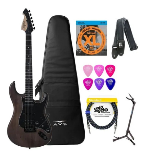 Guitarra Tagima Ja3 Juninho Afram Signature Nt Fosco+kit 