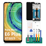 Para Motorola E6 Plus Xt2025 Pantalla Táctil Lcd Con Marco