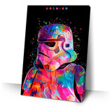 Quadro Decorativo Star Wars Pop Art Stormtrooper 80x120 Sala