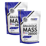 Combo 2x Hipercalórico Mass Anabolic 28500 3kg - Profit Labs