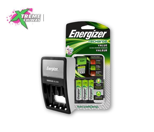 Cargador Energizer 4 Baterias Aa/aaa Recargables Xtreme C