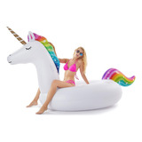 Jasonwell Flotador Inflable Gigante De Unicornio Para Piscin