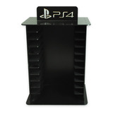 Porta 11 Jogos Ps4 Gamer Laser 21,5x16x35 Mdf Pintado