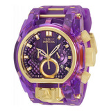 Reloj Invicta 34879 Púrpura, Oro Hombre