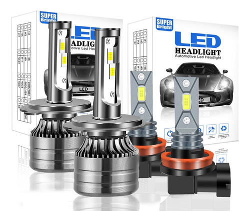 14000lm 6000k H1 H7 Focos Led Luz Alta Y Baja Para Renault