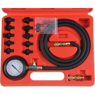 Lollanda Kit Manómetro de Presión de Aceite Motor con 10 Adaptadores 140PSI | Envío gratis