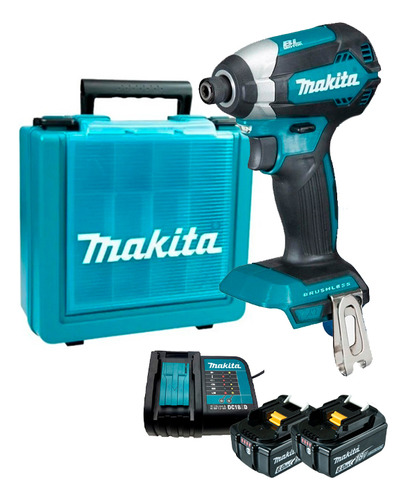 Parafusadeira Impacto 18v Dtd153 Makita 2 Bater 6a Maleta Nf