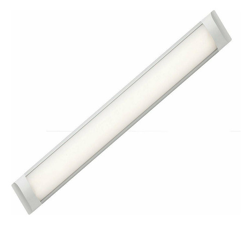 Lampada Tubular Led  60cm Slim C/ Base/calha 6000k 20w