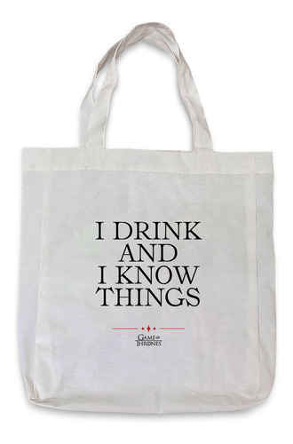 Bolso Tote Bag  Mujer Game Of Thrones Drink De Mano Dama